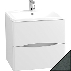 Водолей Тумба под раковину Adel 60 подвесная серый камень – фотография-1